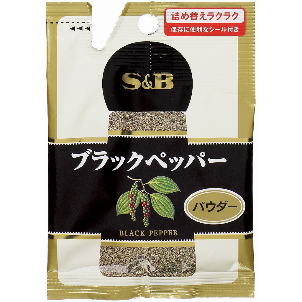 Ｓ＆Ｂ 袋入り ブラックペッパー（パウダー）１４ｇ: 香辛料・調味料