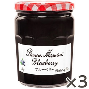 ボンヌママン　ブルーベリージャム750ｇ×3個