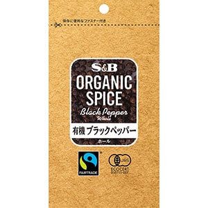 ORGANIC　SPICE　袋入り有機ブラックペッパー（ホール）