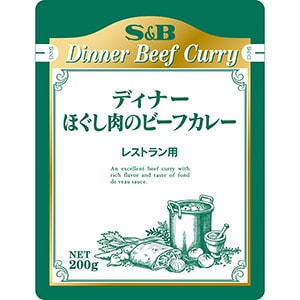 レストランディナーほぐし肉のビーフカレー200g