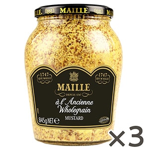 マイユ 種入りマスタード 瓶 845g×３個(送料無料）