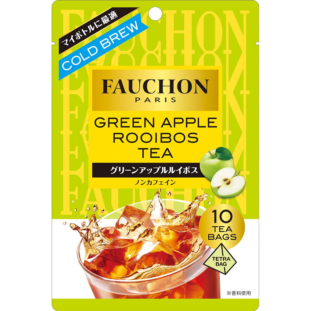 FAUCHON紅茶　水出しグリーンアップルルイボス（ティーバッグ）