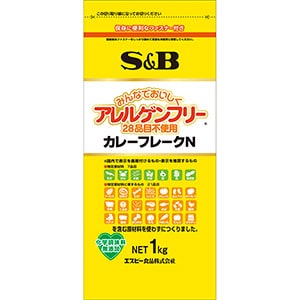 アレルゲンフリー２8品目不使用カレーフレークＮ１ｋｇ
