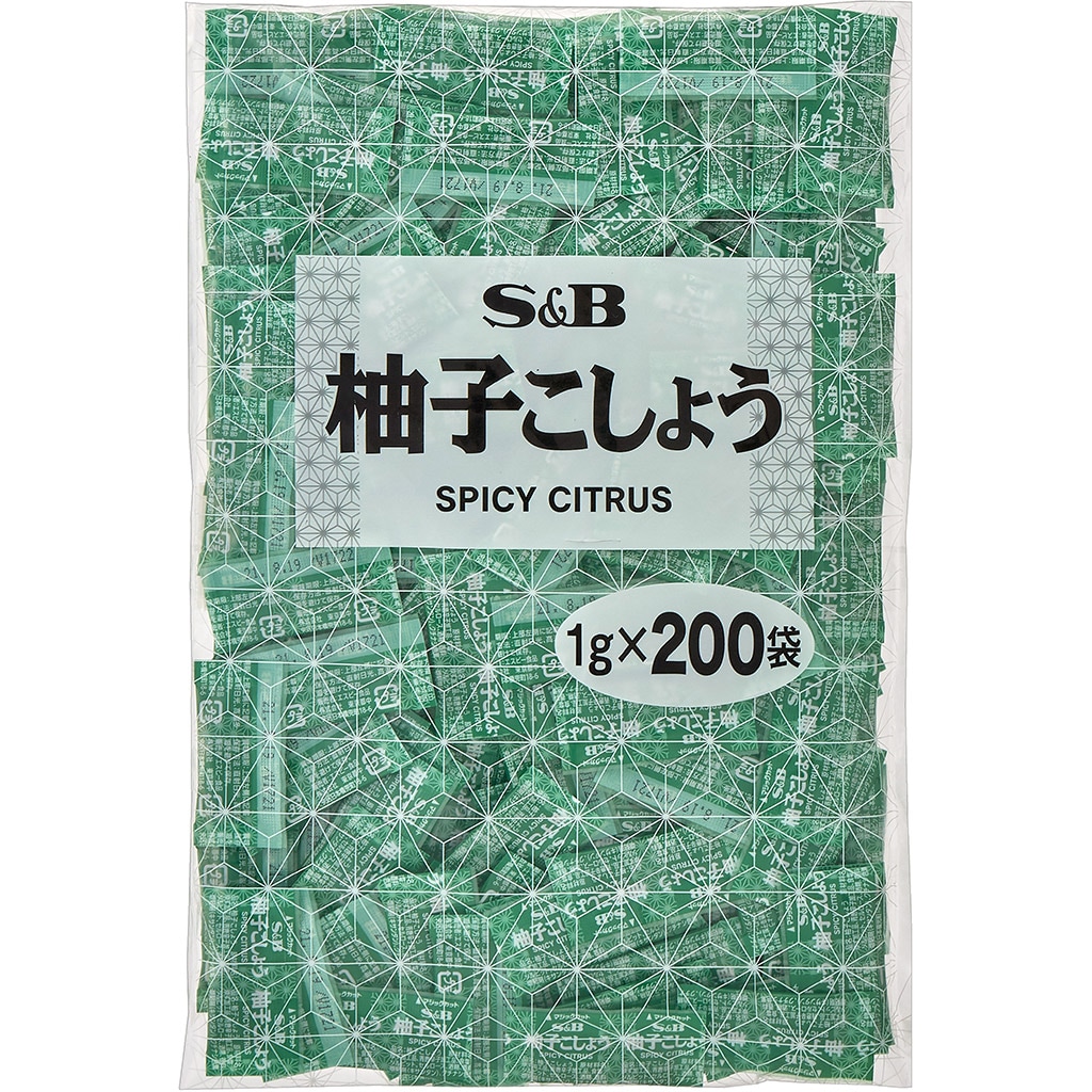 小袋柚子こしょう1ｇ 200入り: 業務用｜エスビー食品公式通販 お届けサイト