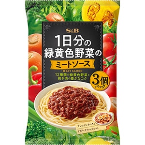 １日分の緑黄色野菜のミートソース　３個パック360g