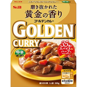 ゴールデンカレーレトルト　中辛200g