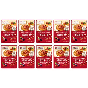 ＷｉｔｈＰｌａｎｔｓ大豆ミートとごろっとなすのボロネーゼ１３０ｇ×10個セット