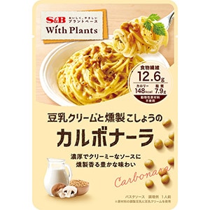 Ｗｉｔｈ　Ｐｌａｎｔｓ　豆乳クリームと燻製こしょうのカルボナーラ　１３０ｇ