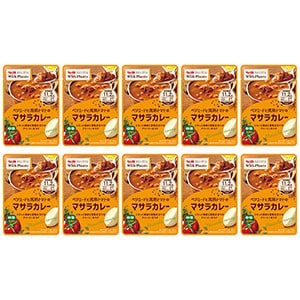 ＷｉｔｈＰｌａｎｔｓ　ベジミートと完熟トマトのマサラカレー中辛１８０ｇ10個セット