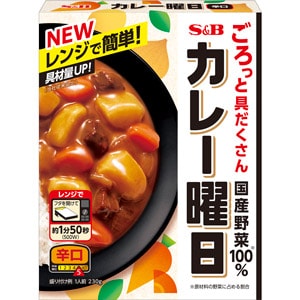 カレー曜日　辛口　２３０ｇ