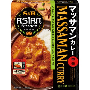 アジアンテラスマッサマンカレー　中辛　１８０ｇ