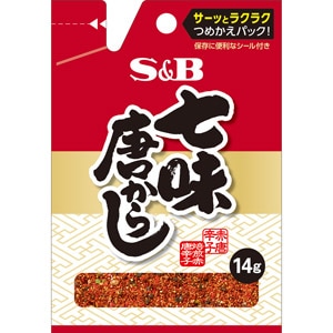 袋入り　七味唐からし　１４ｇ