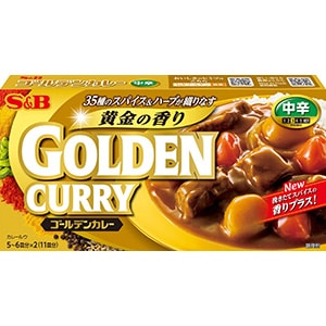 ゴールデンカレー　中辛　１９８ｇ