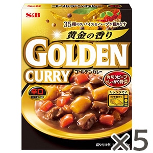 ゴールデンカレー　レトルト　辛口　２００ｇ×５個