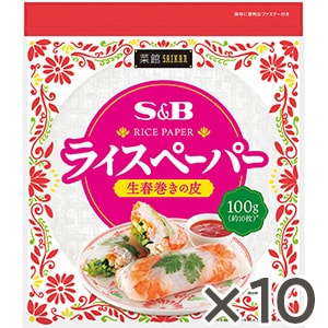 菜館 ライスペーパー１００ｇ×１０個セット（1ケース）