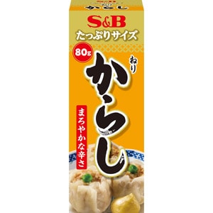 たっぷりサイズ　ねりからし　８０ｇ