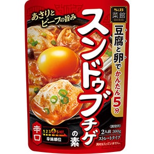 菜館　スンドゥブチゲの素　３００ｇ