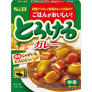 とろけるカレー　レトルト　中辛　１８０ｇ