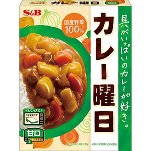 カレー曜日　甘口　２３０ｇ