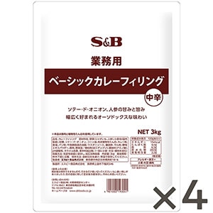 業務用ベーシックカレーフィリング３ＫＧ×４袋（１ケース）