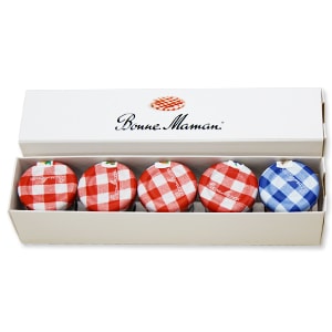 ボンヌママンミニジャム4個とハチミツ1個セット