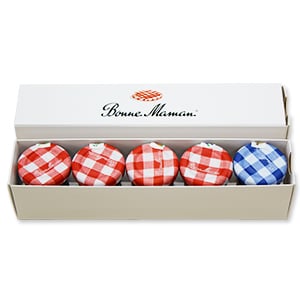 ボンヌママンベリーミニジャム4個とハチミツ1個セット