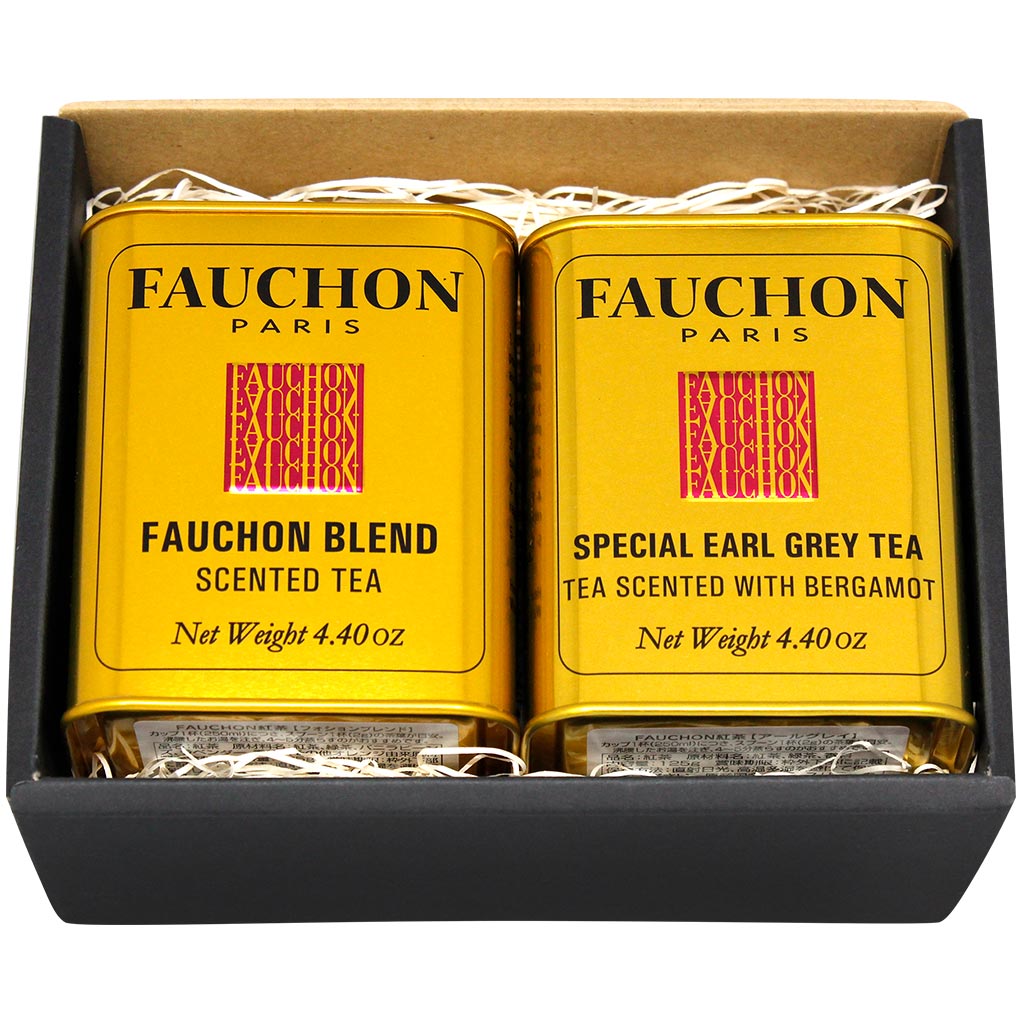 【選べるセット】ＦＡＵＣＨＯＮ紅茶缶アールグレイ・セイロン・フォションブレンド２缶