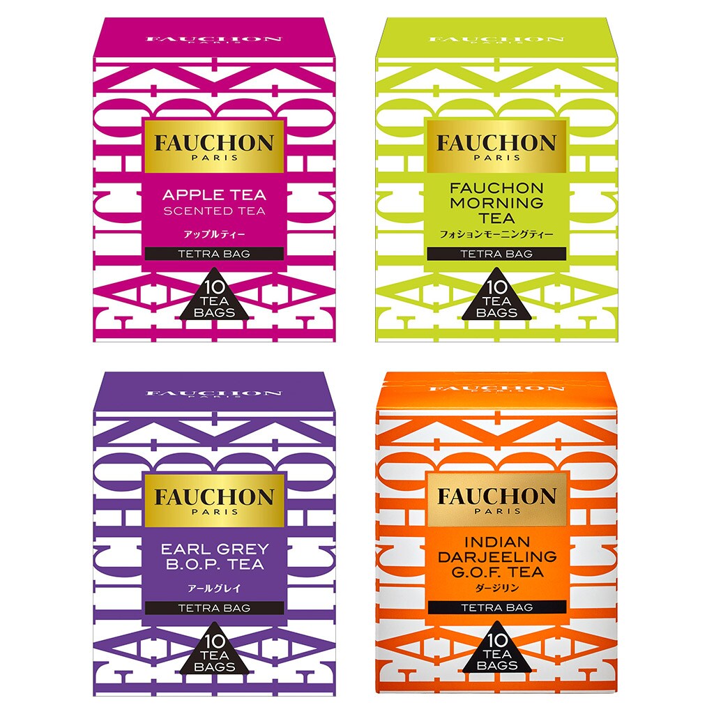 Fauchon紅茶ティーバッグ４種類アソートセット セット エスビー食品公式通販 お届けサイト