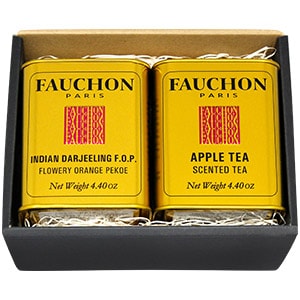【選べるセット】ＦＡＵＣＨＯＮ紅茶缶ダージリンと選べるアップルモーニング２缶セット