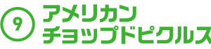 9位 アメリカンチョップドピクルス