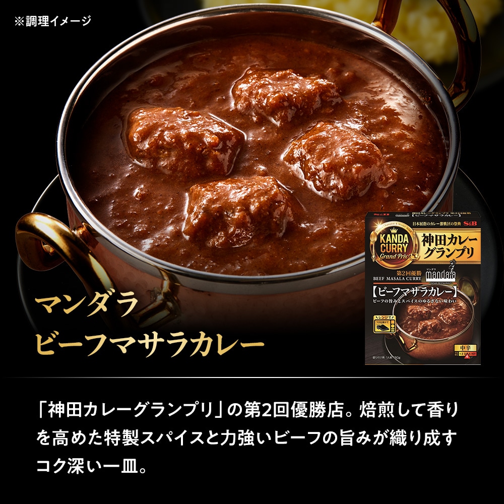 マンダラ ビーフマサラカレー