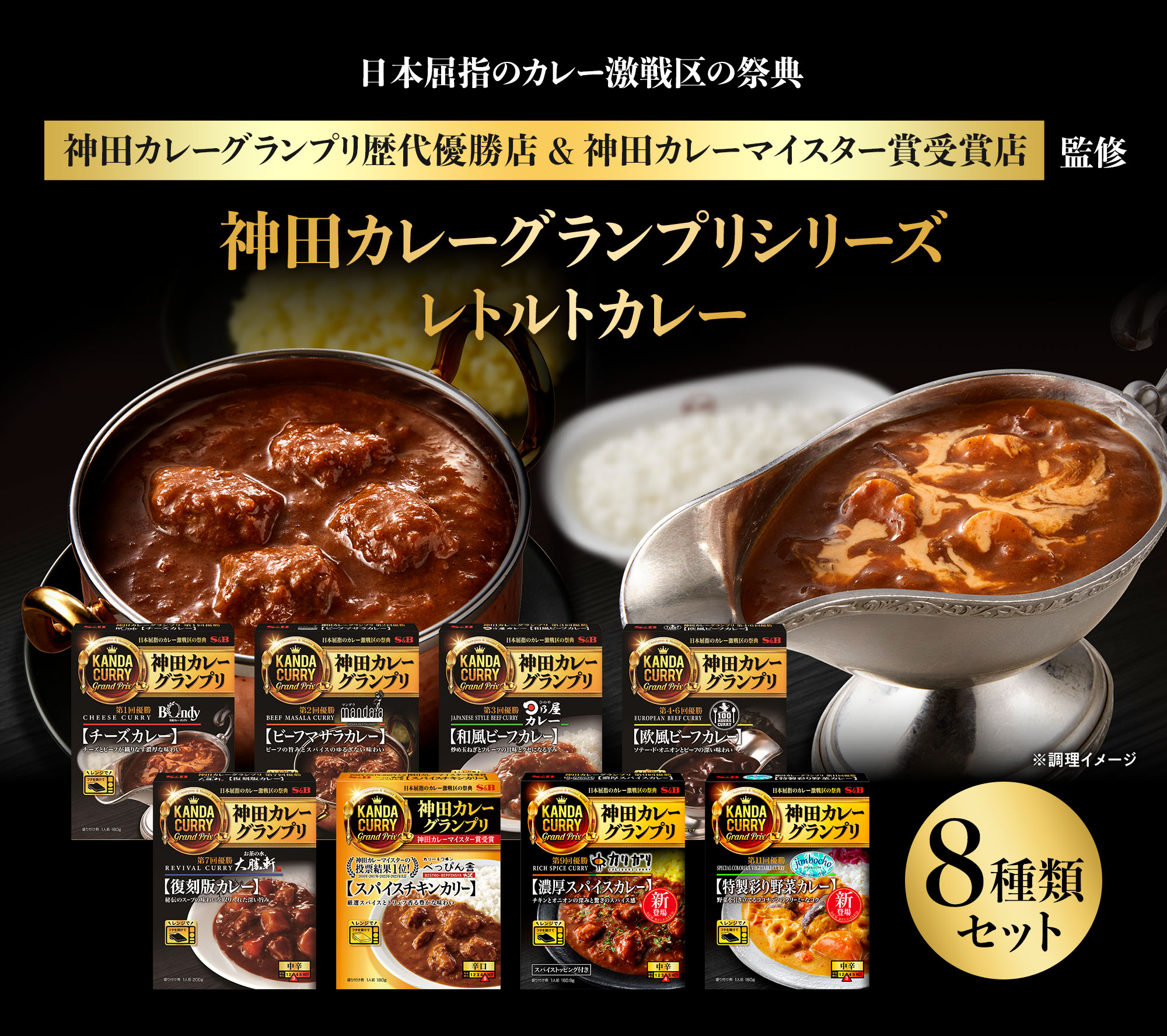 神田カレーグランプリシリーズ レトルトカレー