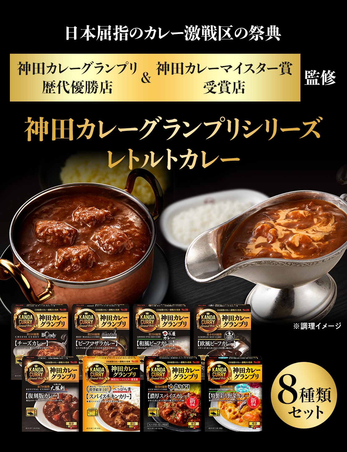 神田カレーグランプリシリーズ レトルトカレー