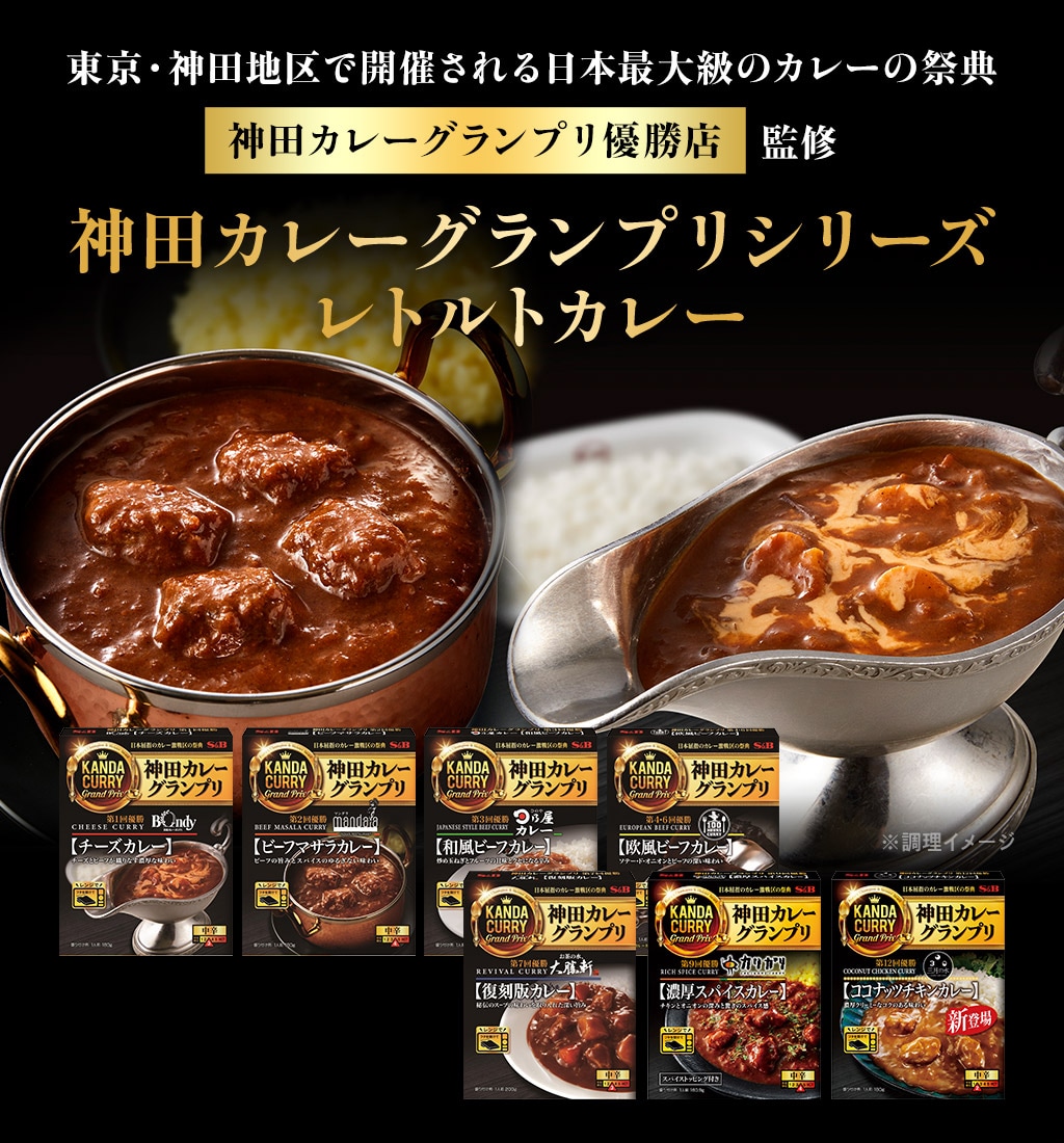 神田カレーグランプリシリーズ レトルトカレー