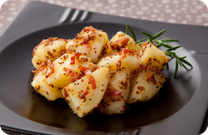 種入りマスタードでジャーマンポテト