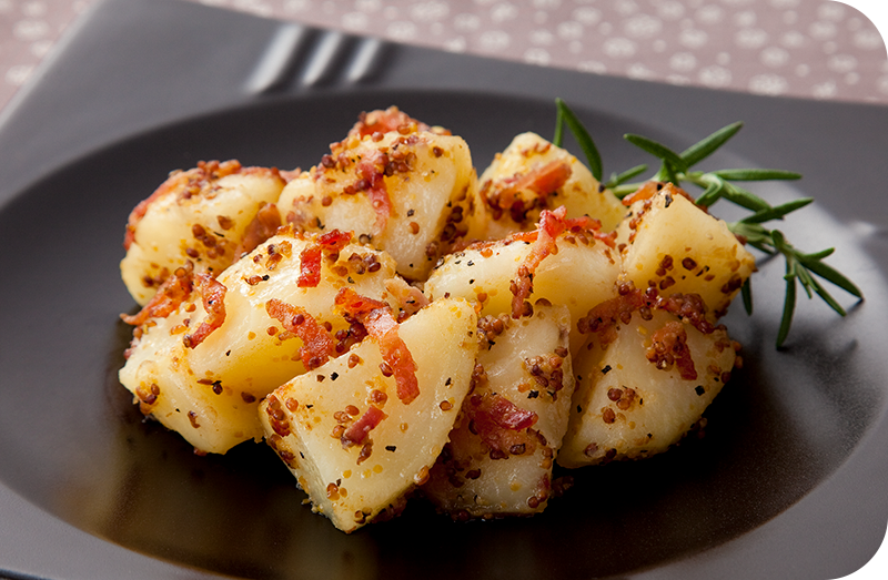 種入りマスタードでジャーマンポテト