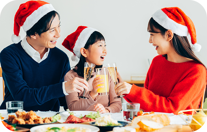 家族との時間をゆっくり過ごしたい