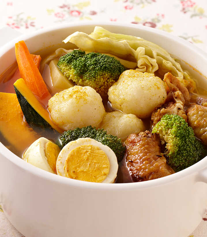 きりたんぽカレー鍋