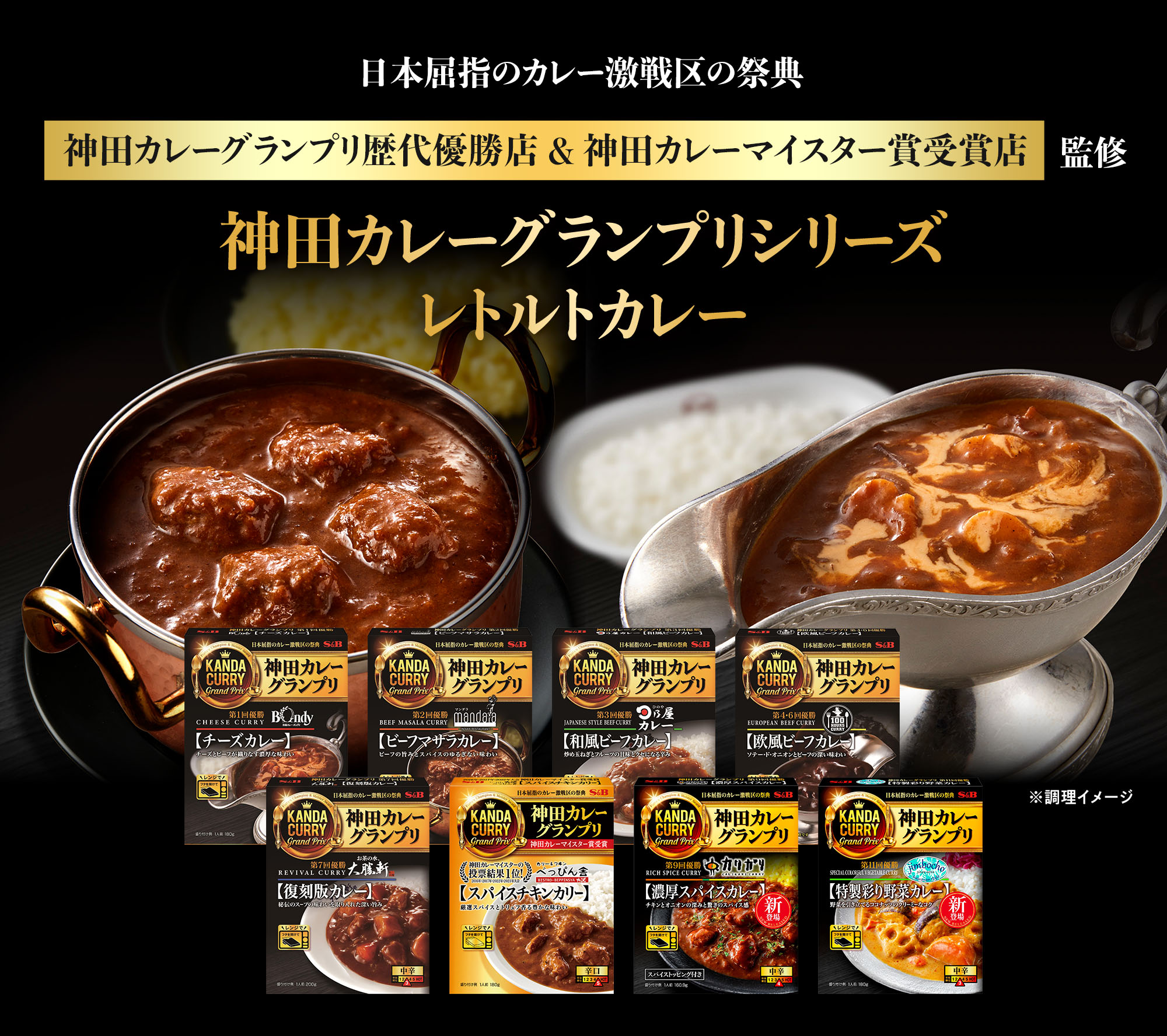 神田カレーグランプリシリーズ レトルトカレー