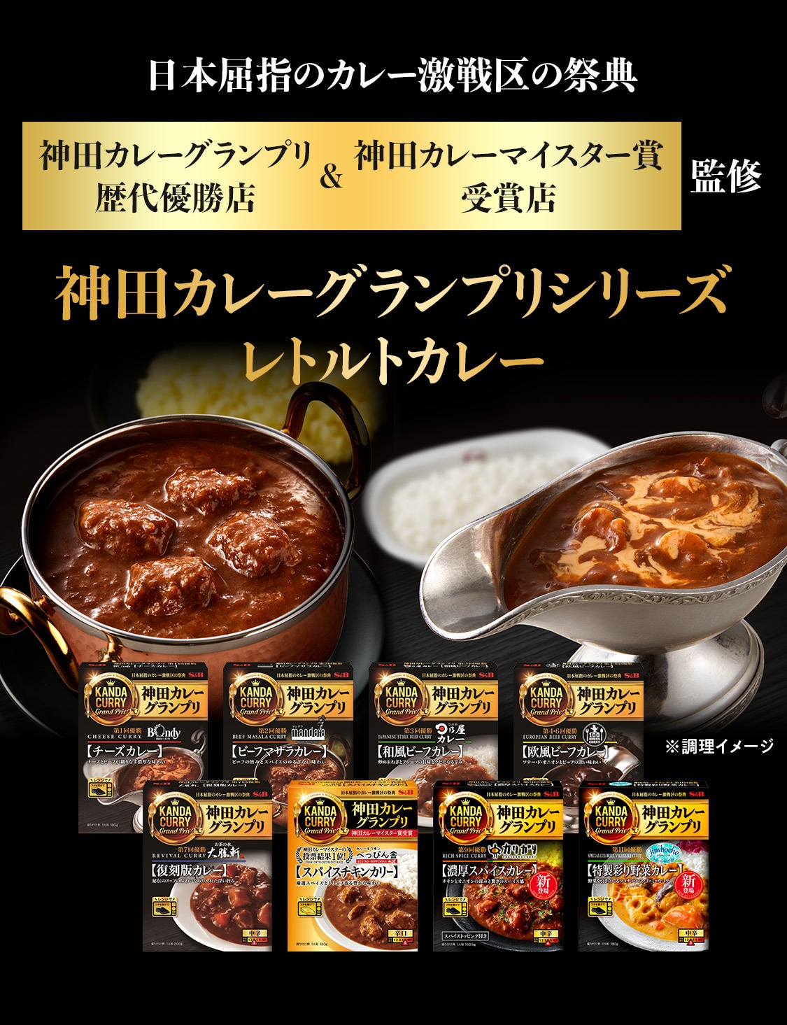 神田カレーグランプリシリーズ レトルトカレー