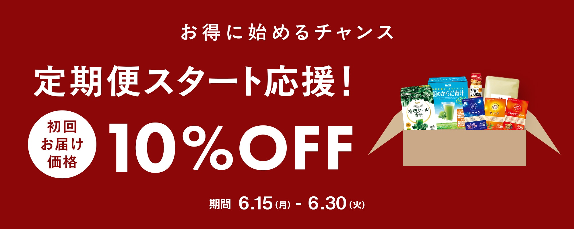 定期便スタート応援！10%OFFクーポン