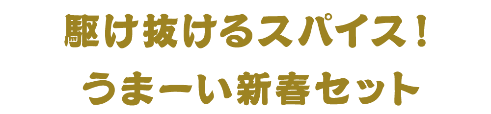 駆け抜けるスパイス！うまーい新春セット