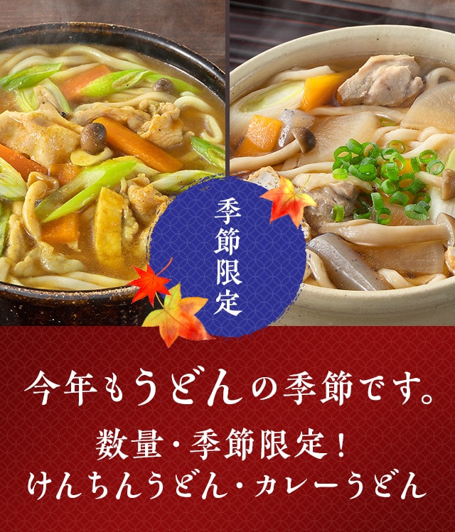 季節限定】けんちんうどん・カレーうどん｜エスビー食品公式通販 お届けサイト