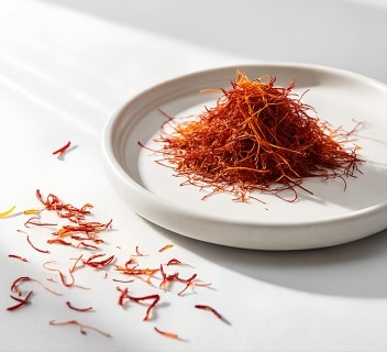 サフランのめしべ