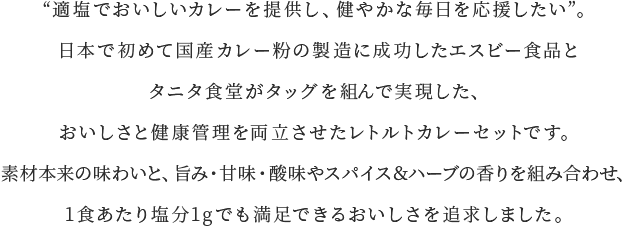 美味しい適塩カレー